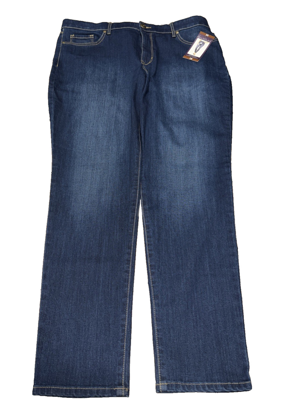 NWT Gloria Vanderbilt Curvy Skinny Jeans Size 18 Dark Wash Stretch